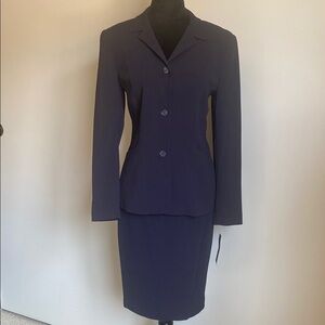 Donna Rae New York Eggplant Skirt Suit